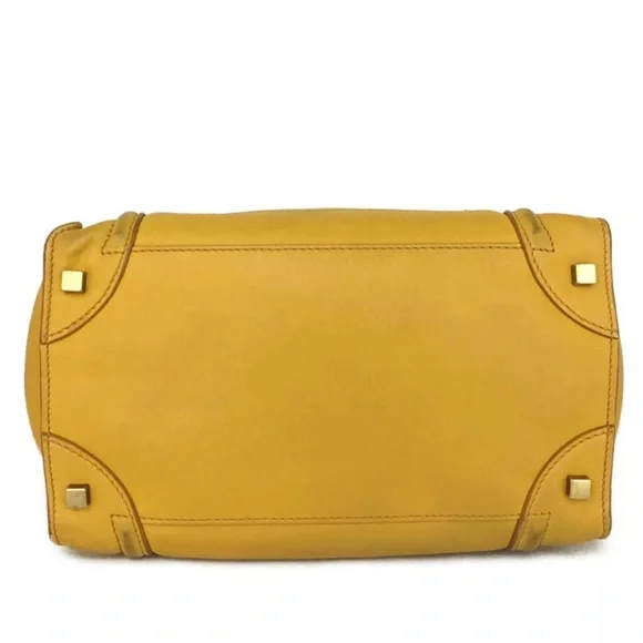 Authentic Micro Luggage Handbag In Drummed Calfskin comes with dustbag. - Picture 7 of 12